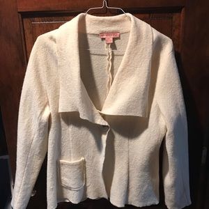 Off White Wool Bandalino Jacket